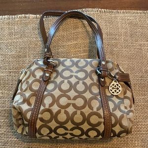 Coach small brown purse.